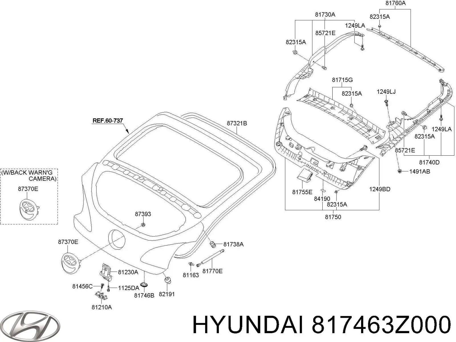  Hyundai/Kia 817463Z000 ціна, від 15.88 USD