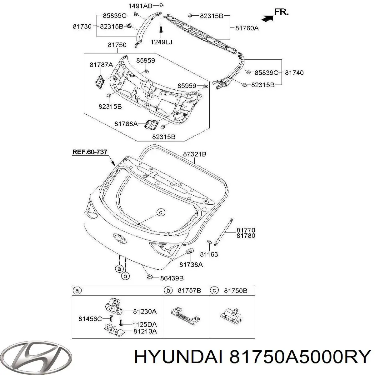  81750A5000RY Hyundai/Kia