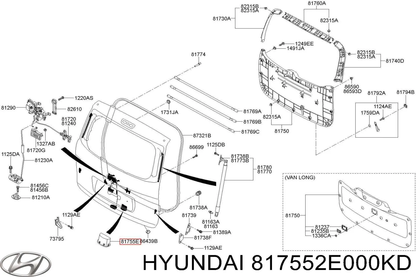 Купити 817552E000KD Hyundai/Kia 