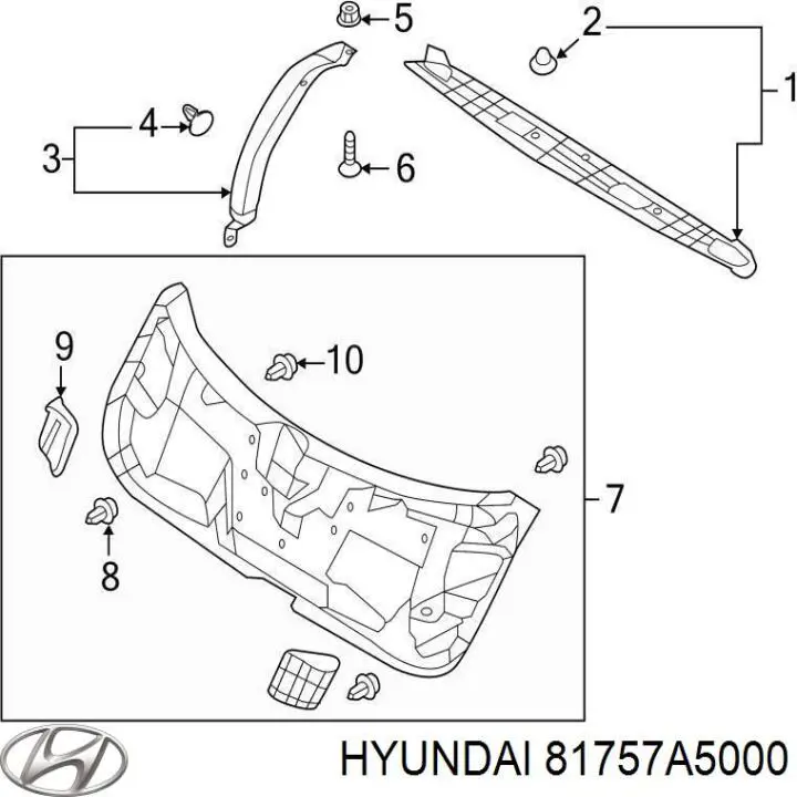  81757A5000 Hyundai/Kia