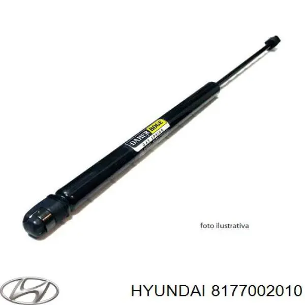 Амортизатор кришки багажника/ двері 3/5-ї задньої Hyundai Atos (MX) (Хендай Атос)