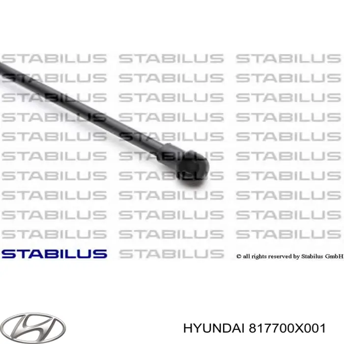 Купити 817700X001 Hyundai/Kia Амортизатор двері багажника