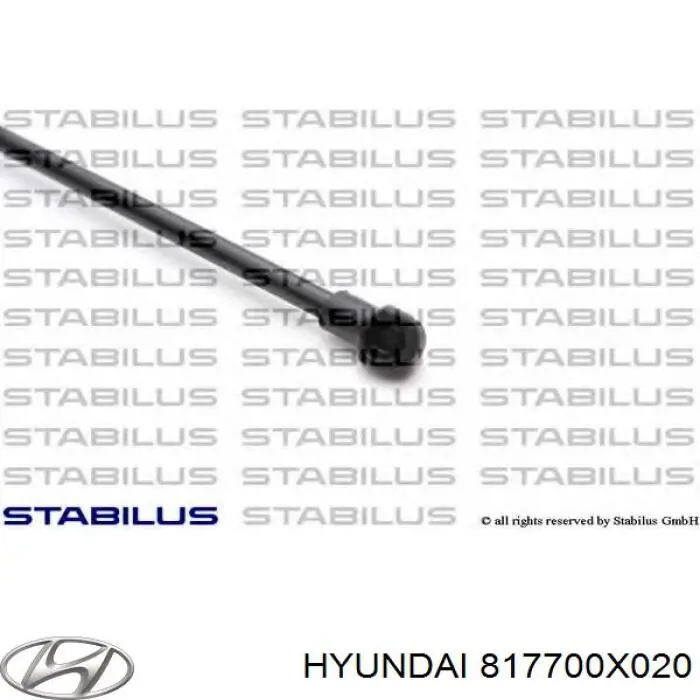 Купити 817700X020 Hyundai/Kia Амортизатор двері багажника