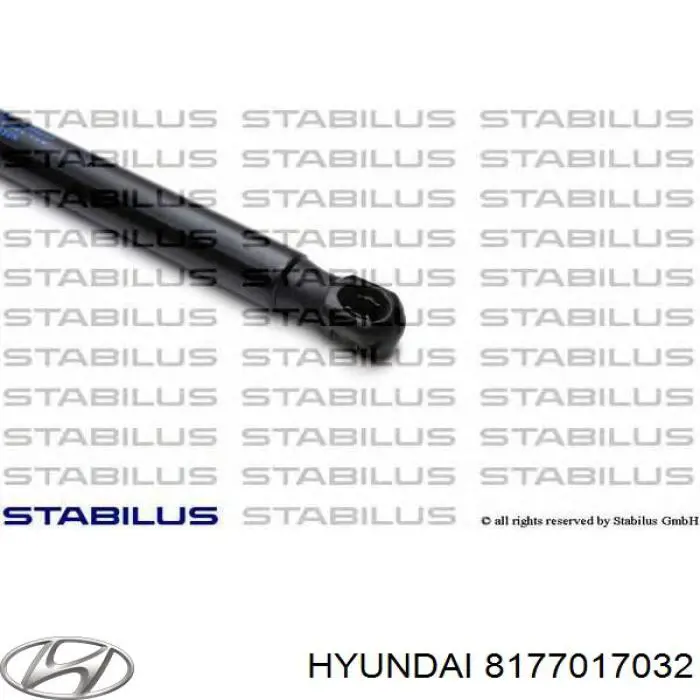 Амортизатор двері задньої Hyundai/Kia 8177017032 ціна, від 10.60 USD