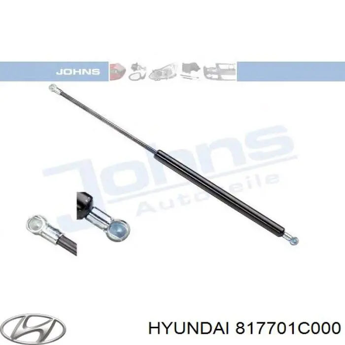 Амортизатор двері задньої Hyundai/Kia 817701C000 ціна, від 6.51 USD