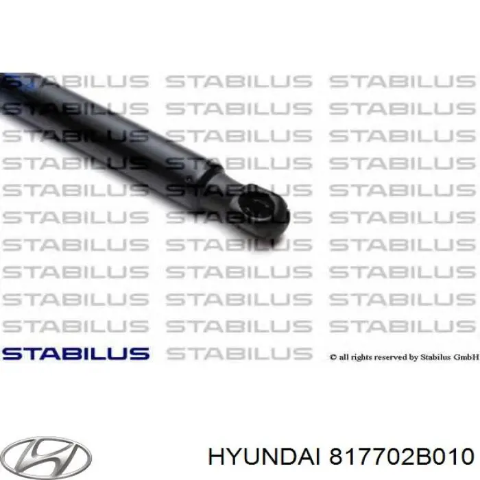 Купити 817702B010 Hyundai/Kia Амортизатор двері багажника