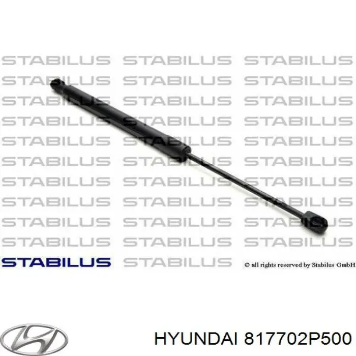 817702P501 Hyundai/Kia Амортизатор кришки багажника / двері 3/5-ї задньої