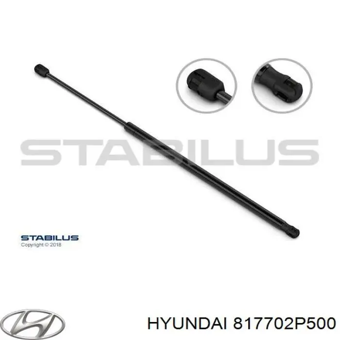 Амортизатор двері задньої Hyundai/Kia 817702P501 ціна, від 12.70 USD