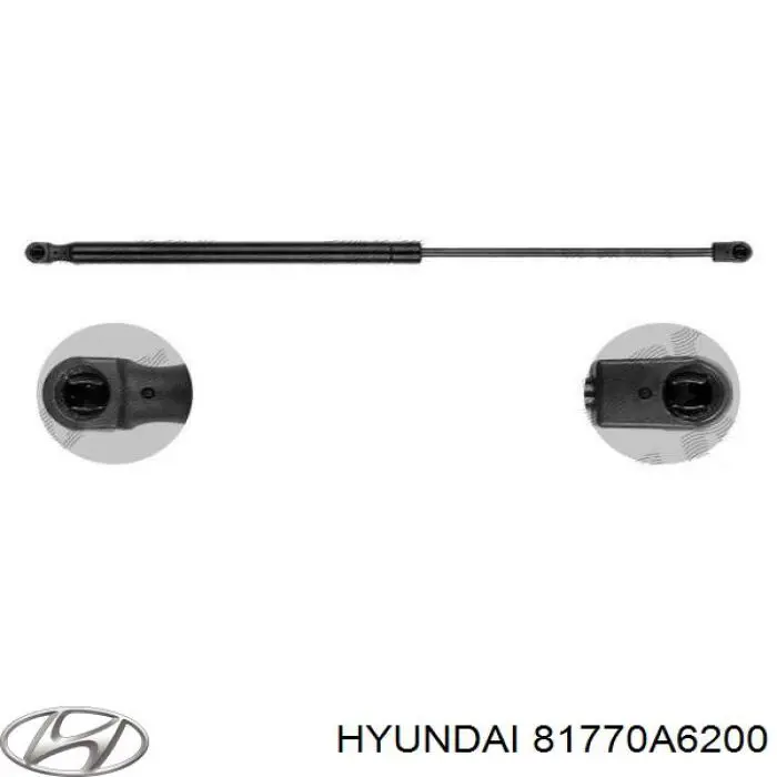 Амортизатор кришки багажника/ двері 3/5-ї задньої Hyundai I30 (GDH) (Хендай Ай 30)