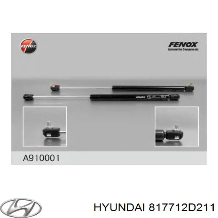 Купити 817712D211 Hyundai/Kia Амортизатор двері багажника
