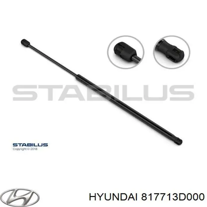 Амортизатор кришки багажника Japan Parts ZSH0033
