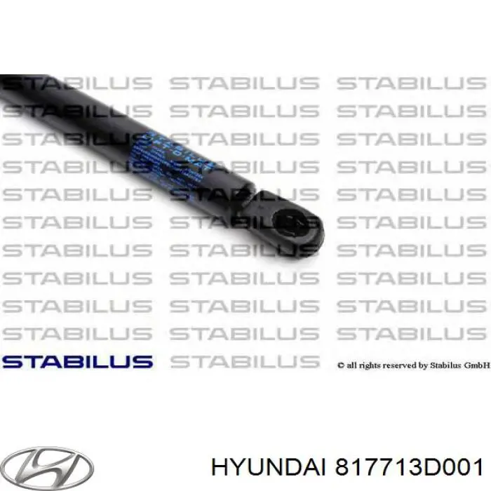 Амортизатор двері задньої Hyundai/Kia 817713D001 ціна, від 7.87 USD