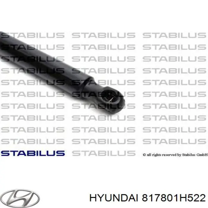 817801H522 Hyundai/Kia Амортизатор кришки багажника / двері 3/5-ї задньої