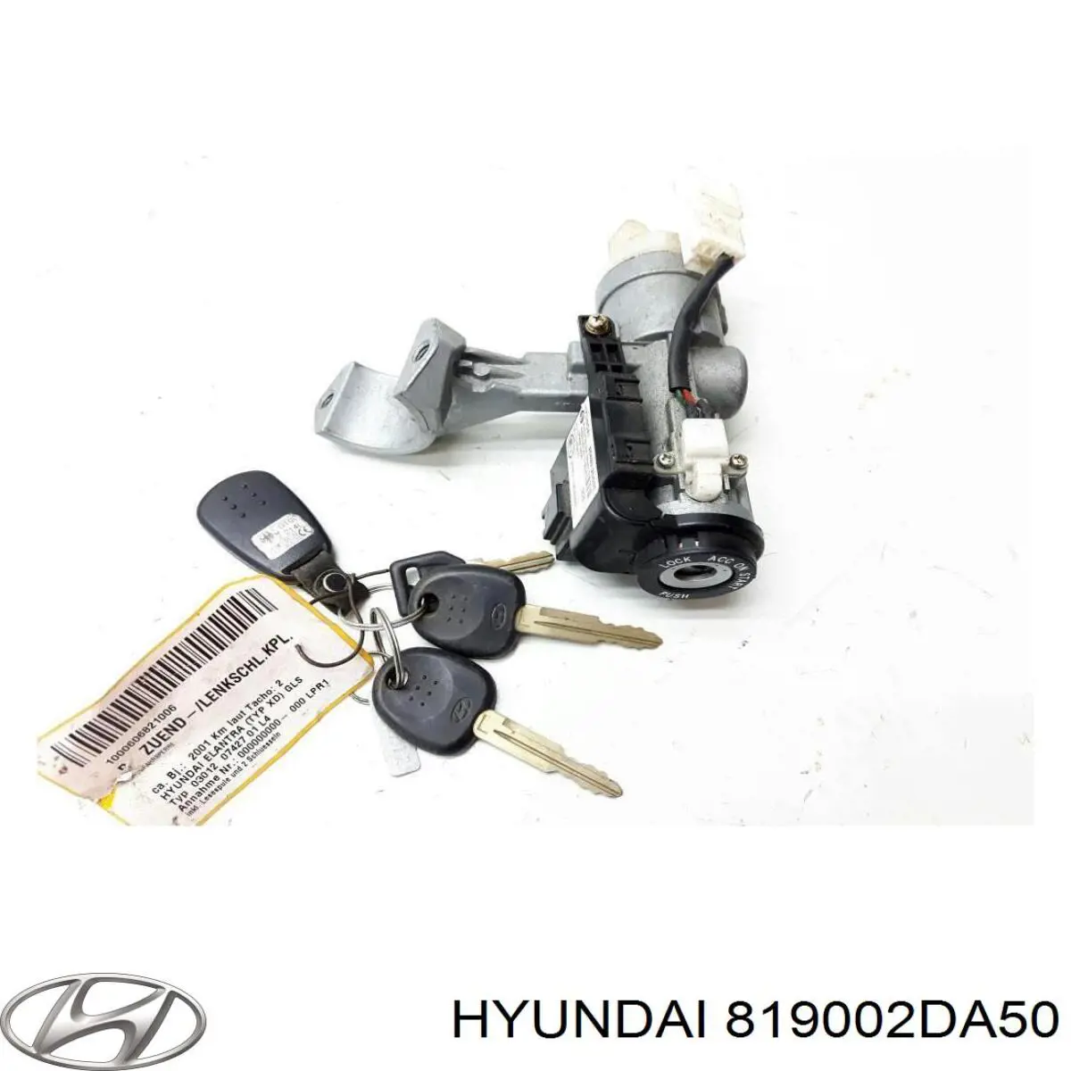 819002DA50 Hyundai/Kia Замок запалювання
