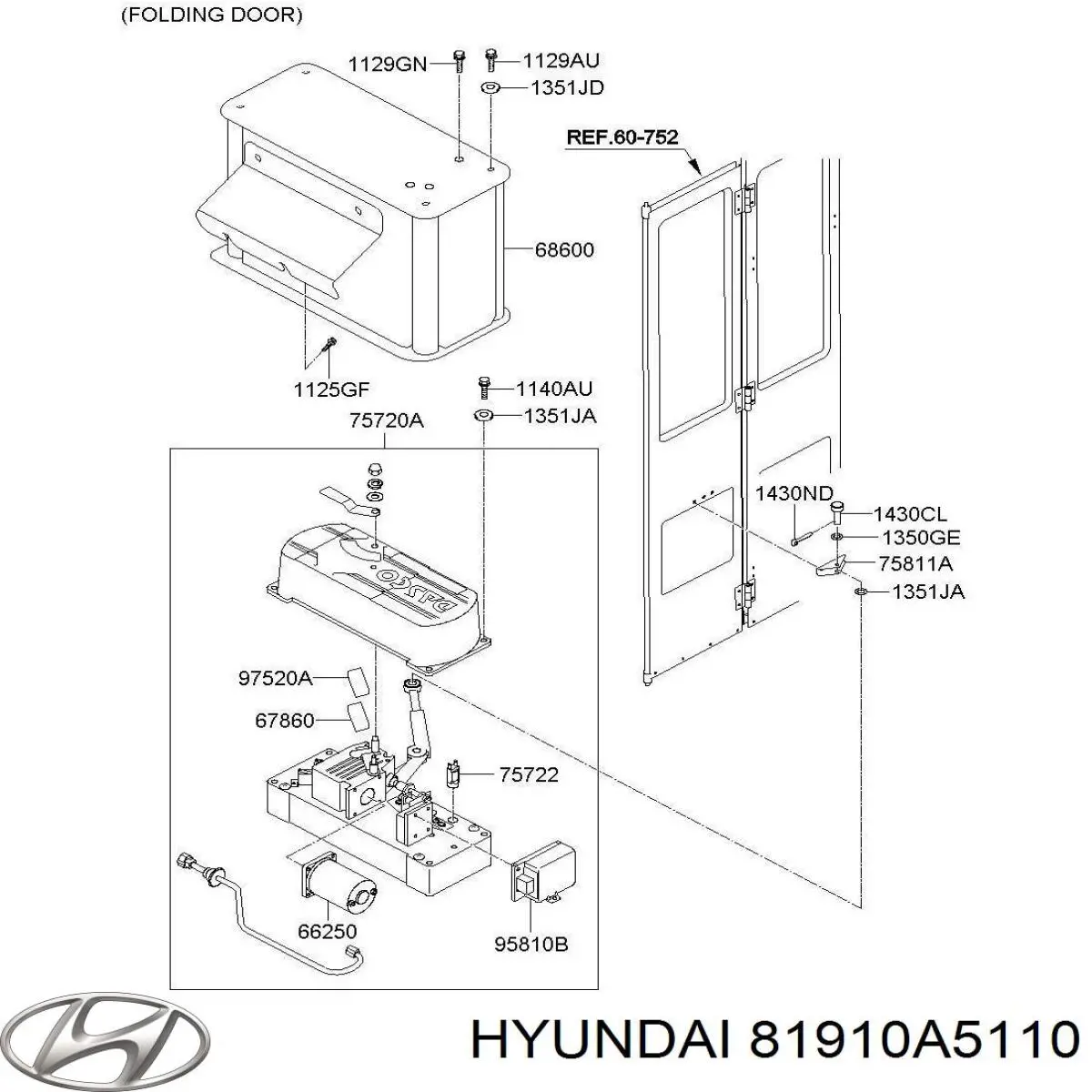  Hyundai/Kia 81910A5110 ціна, від 95.30 USD