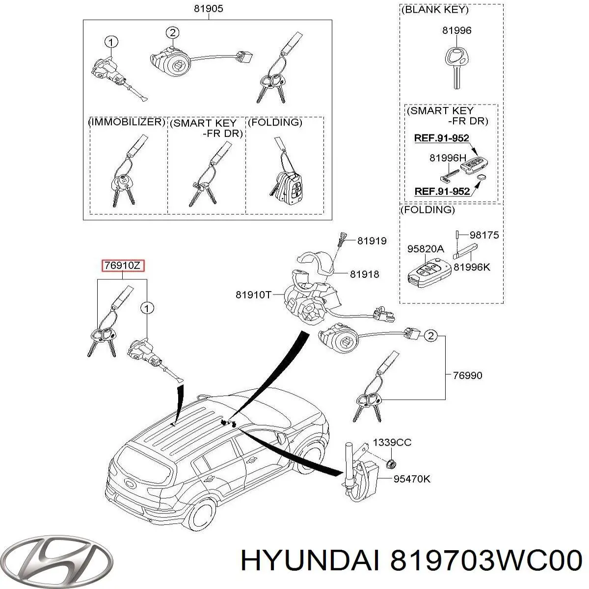  819703WC00 Hyundai/Kia