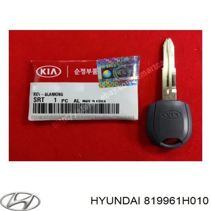 819961H010 Hyundai/Kia ключ-заготівка