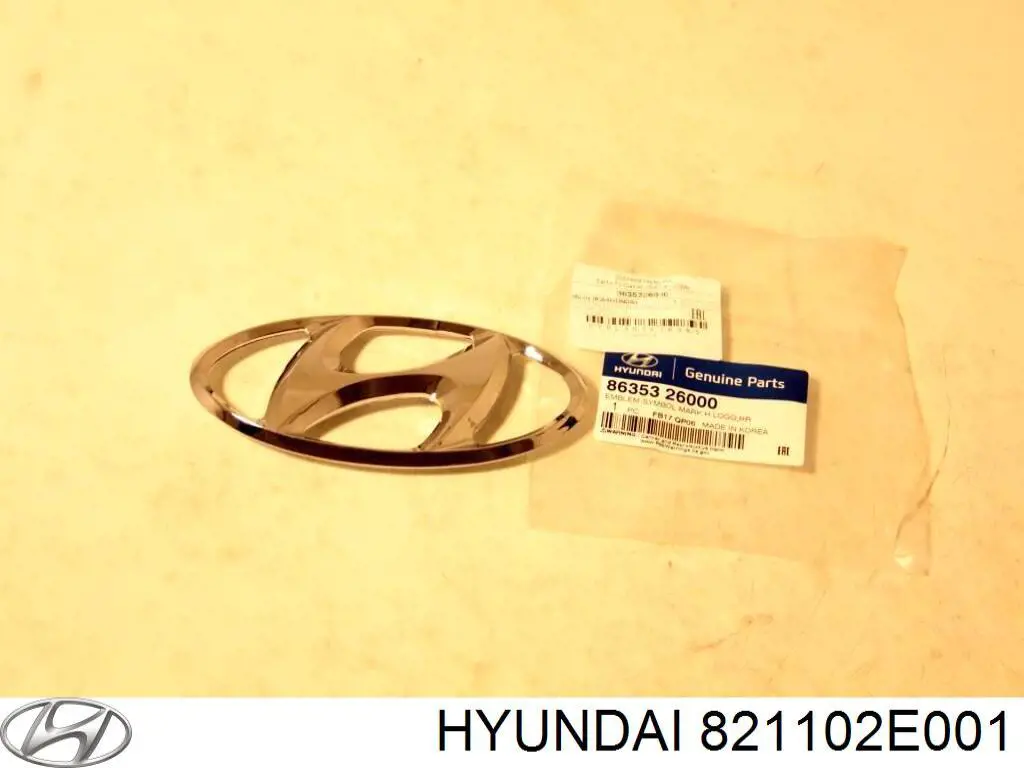 821102E001 Hyundai/Kia ущільнювач двері передньої лівої (на кузові)