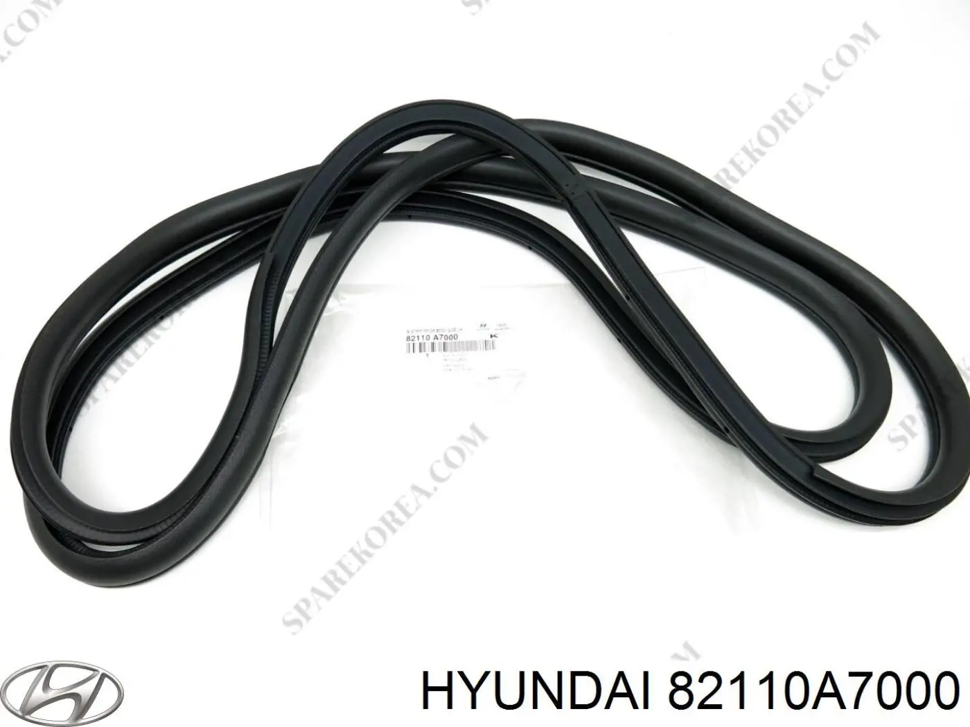 Ущільнювач дверей передніх, лівих (на кузові) Hyundai/Kia 82110A7000 ціна, від 23.12 USD