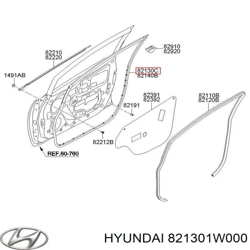 821301W000 Hyundai/Kia 