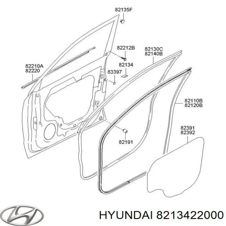  Hyundai/Kia 8213422000 ціна, від 0.37 USD
