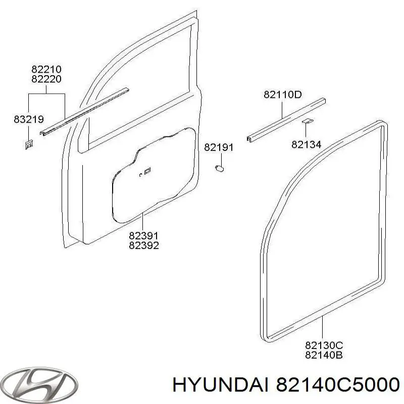82140C5000 Hyundai/Kia 
