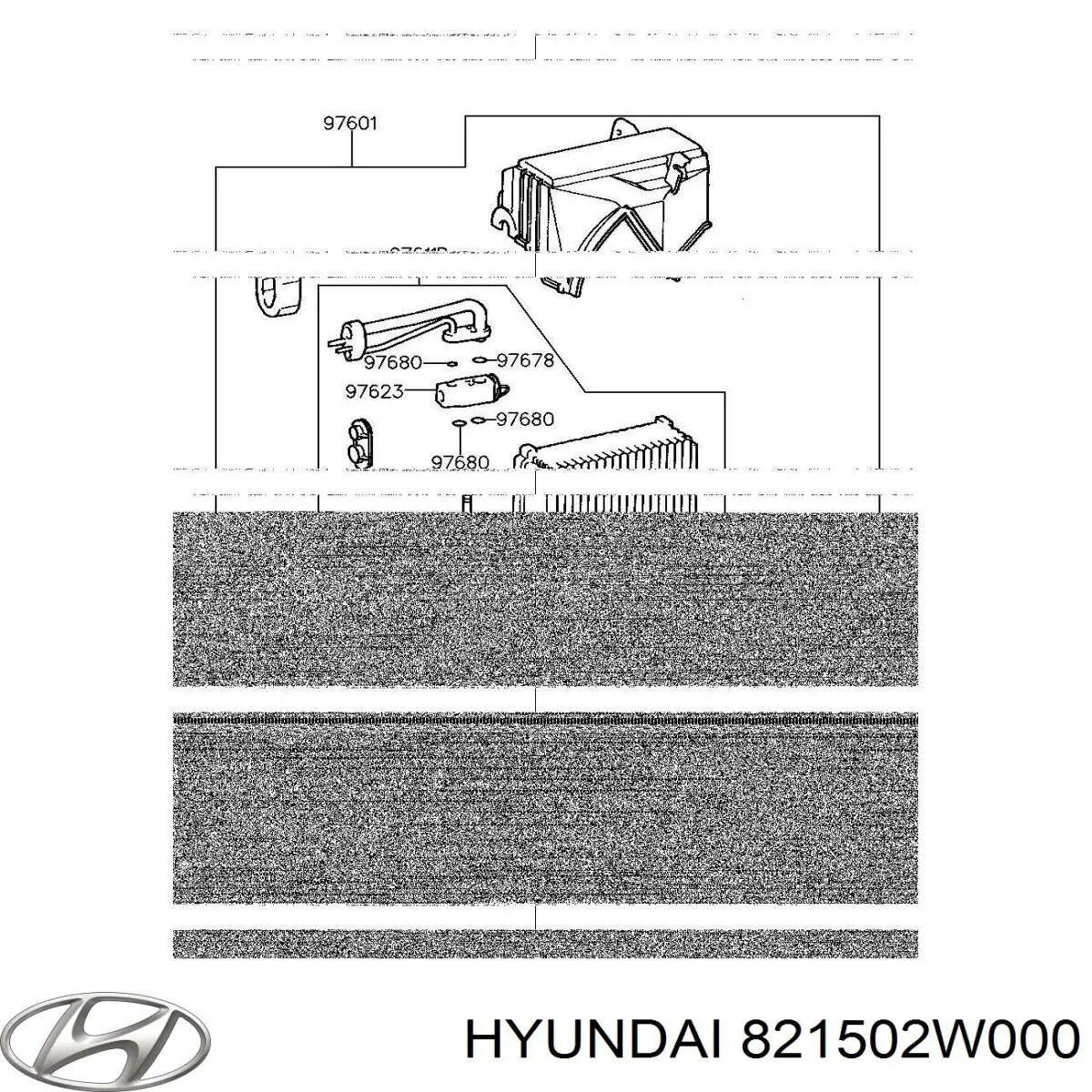  Hyundai/Kia 821502W000 ціна, від 6.28 USD