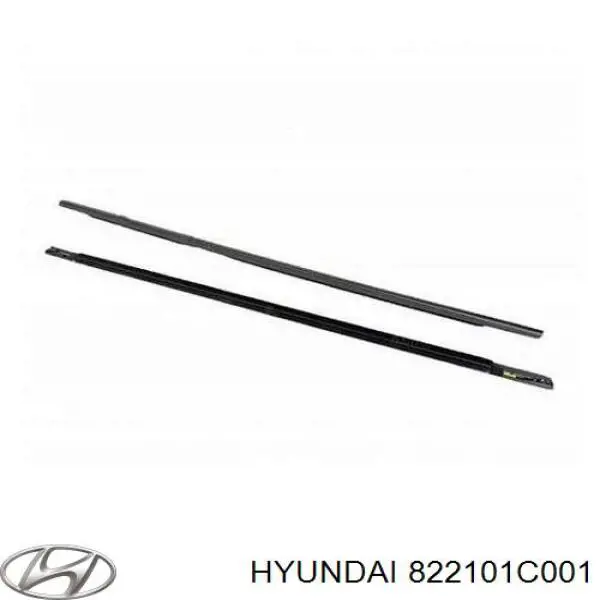 Скло та ущільнення вітрового скла (деталі) Hyundai/Kia 822101C001 ціна, від 26.30 USD