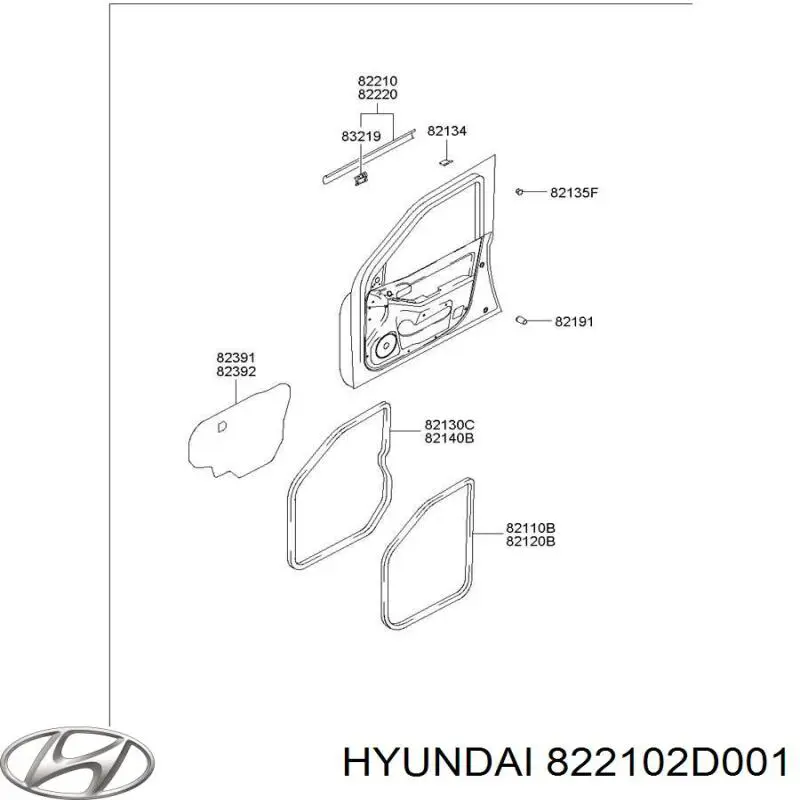  Hyundai/Kia 822102D001 ціна, від 11.39 USD