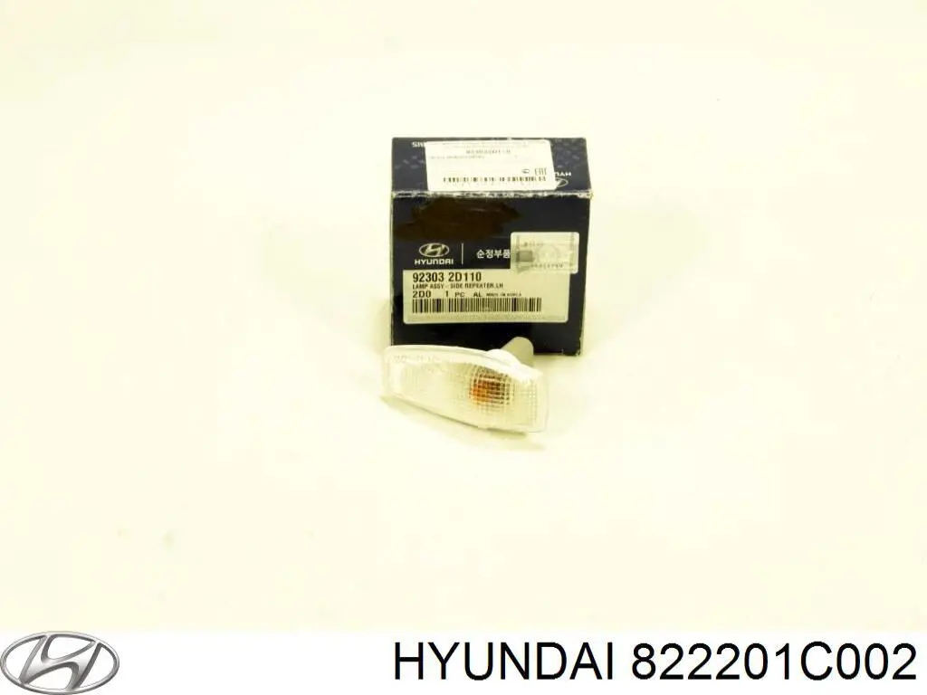 Ущільнювач скла передніх дверей правої, зовнішній (планка) Hyundai/Kia 822201C002 ціна, від 21.05 USD