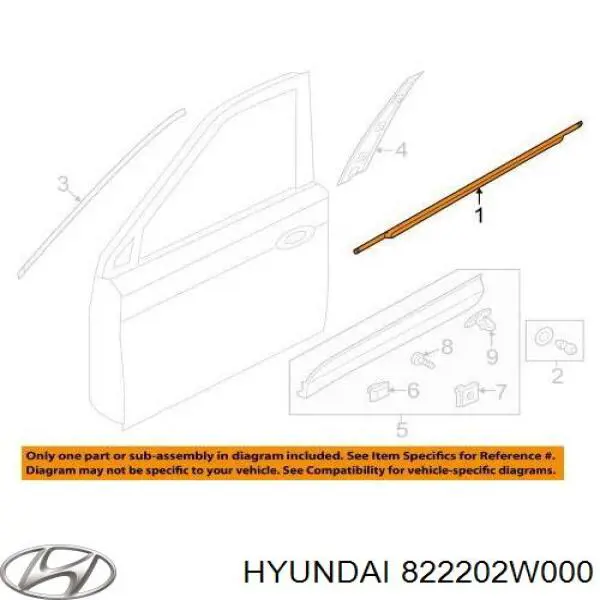  Hyundai/Kia 822202W000 ціна, від 15.31 USD