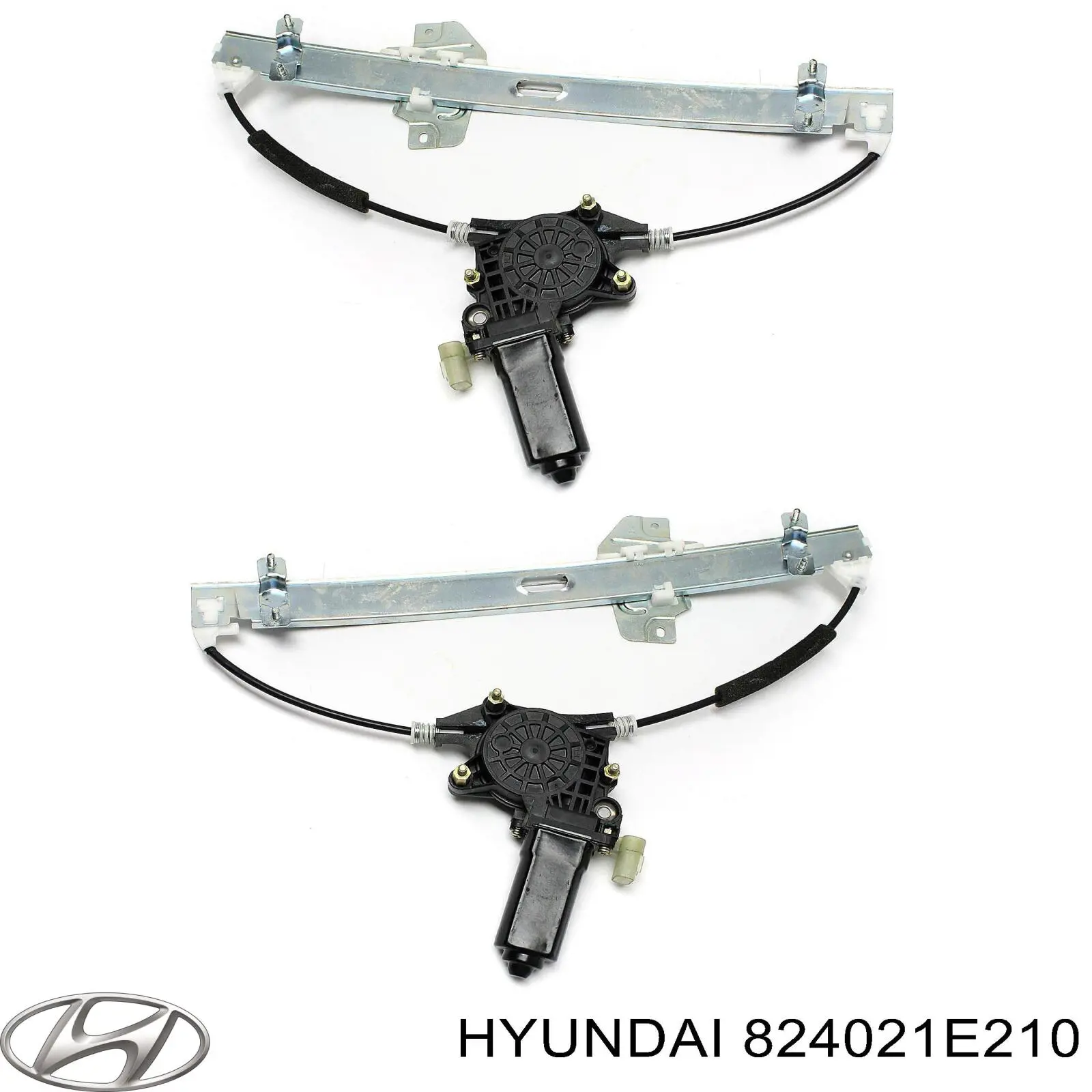 824021E210 Hyundai/Kia Механізм склопідіймача дверей передніх, правих