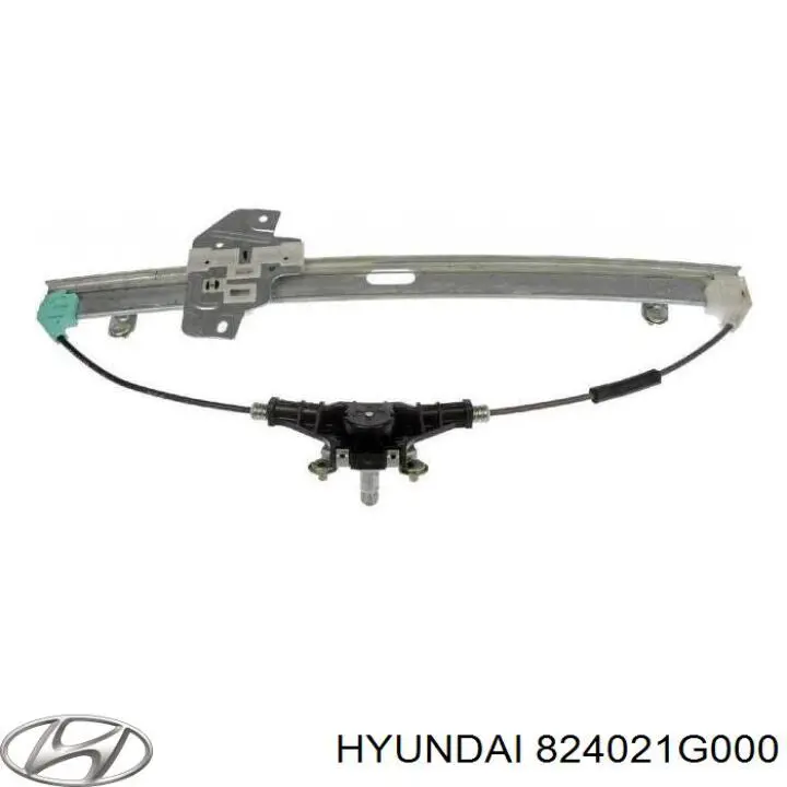 824021G000 Hyundai/Kia механізм склопідіймача двері передньої, правої