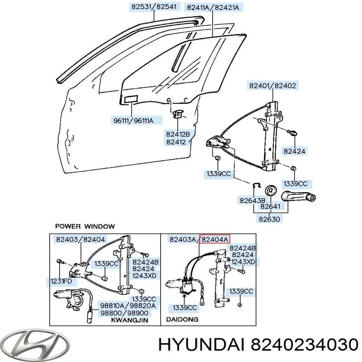 8240234030 Hyundai/Kia 