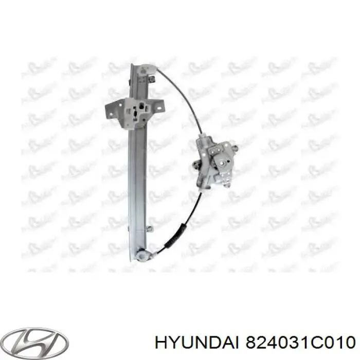 824031C010 Hyundai/Kia механізм склопідіймача двері передньої, лівої