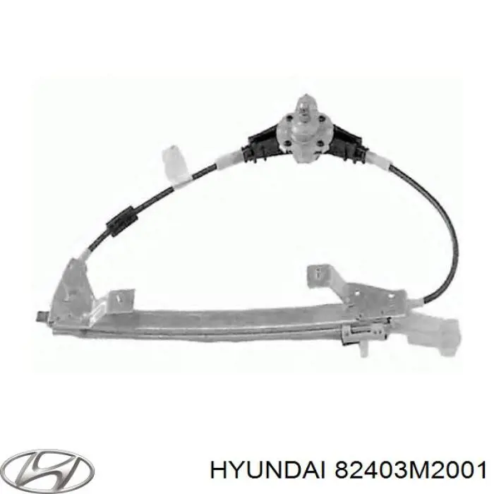 82403M2001 Hyundai/Kia механізм склопідіймача двері передньої, лівої