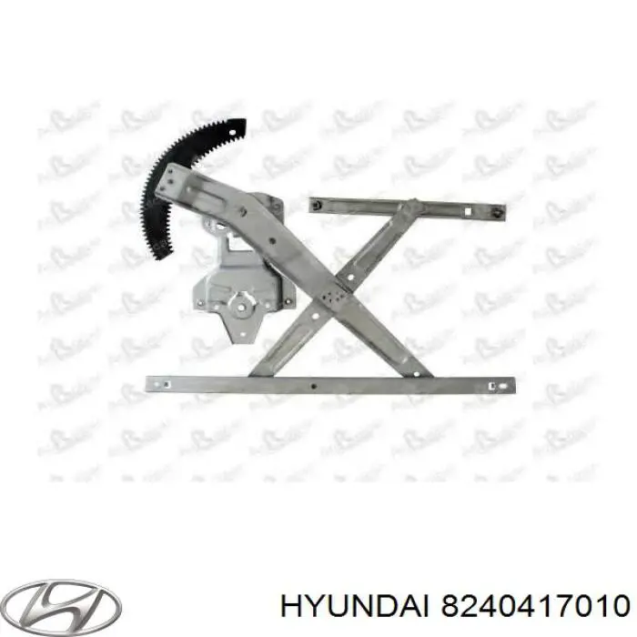 Механізм склопідіймача двері передньої, правої Hyundai Matrix (FC) (Хендай Матрікс)