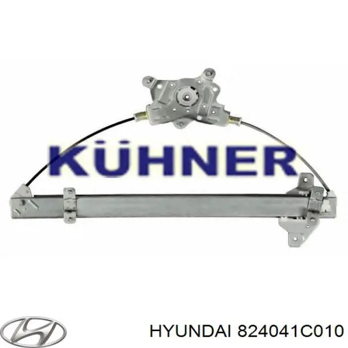 824041C010 Hyundai/Kia механізм склопідіймача двері передньої, правої