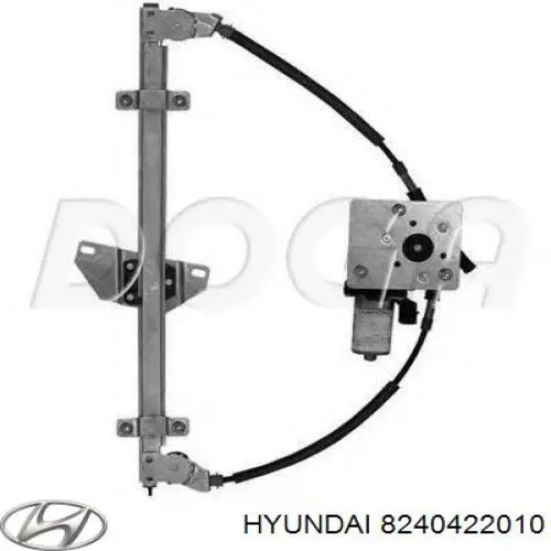 Купити Механізм склопідіймача двері передньої, правої Hyundai Accent I 