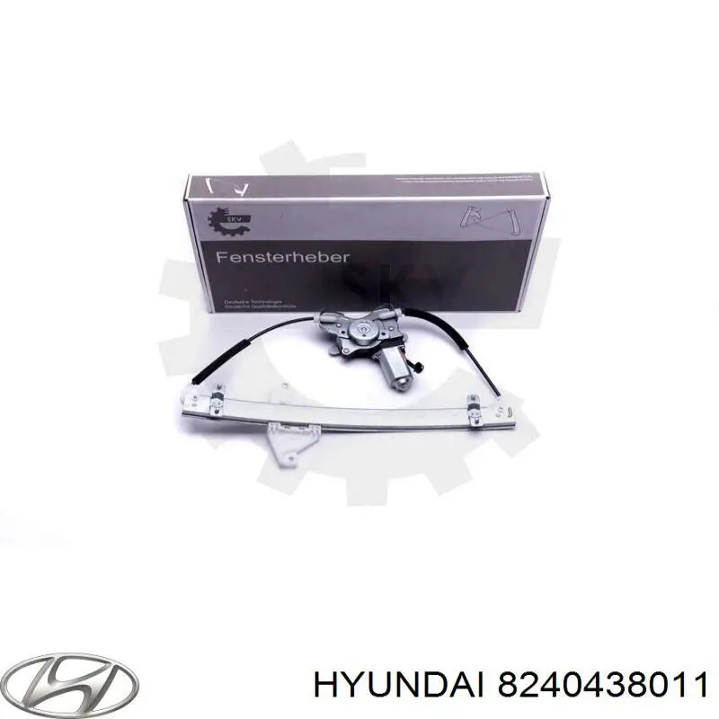Купити 8240438011 Hyundai/Kia Механізм склопідіймача двері передньої, правої