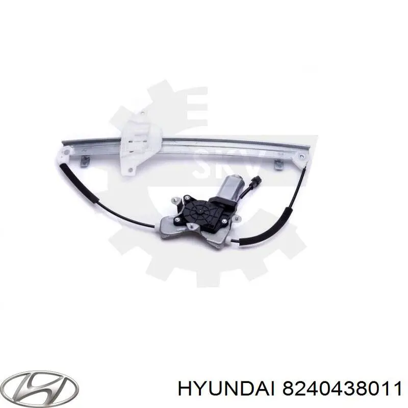Механізм склопідіймача двері передньої, правої 8240438011 Hyundai/Kia