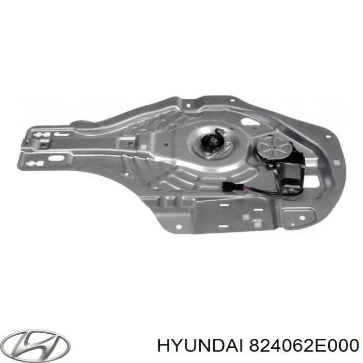 824062E000 Hyundai/Kia механізм склопідіймача двері передньої, правої