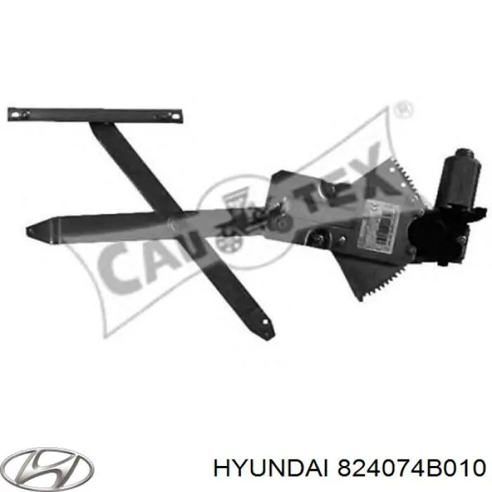 Підйомник механічний вітрового скла на Hyundai H100  P