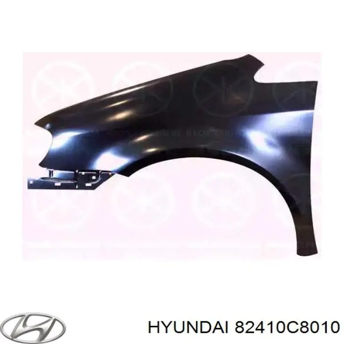 82410C8010 Hyundai/Kia Скло водійських дверей