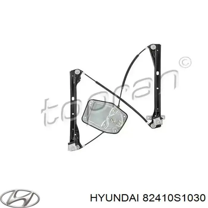 82410S1030 Hyundai/Kia Скло водійських дверей