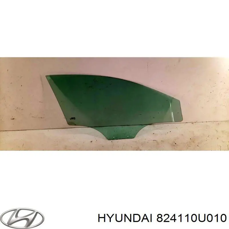 Скло передніх дверей, лівою Hyundai/Kia 824110U010 ціна, від 45.58 USD