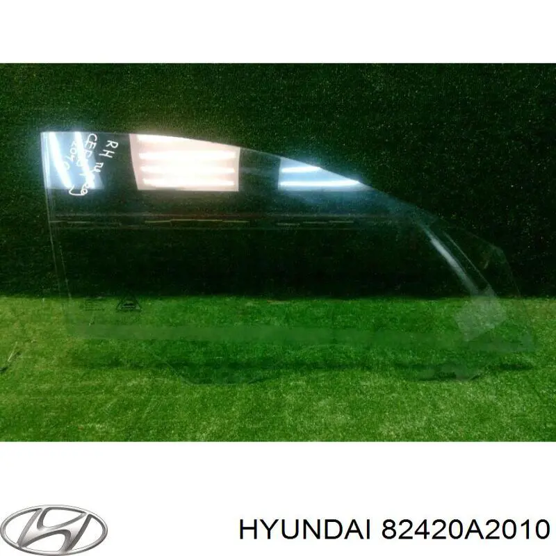 Скло передньої правої двері Hyundai/Kia 82420A2010 ціна, від 21.75 USD