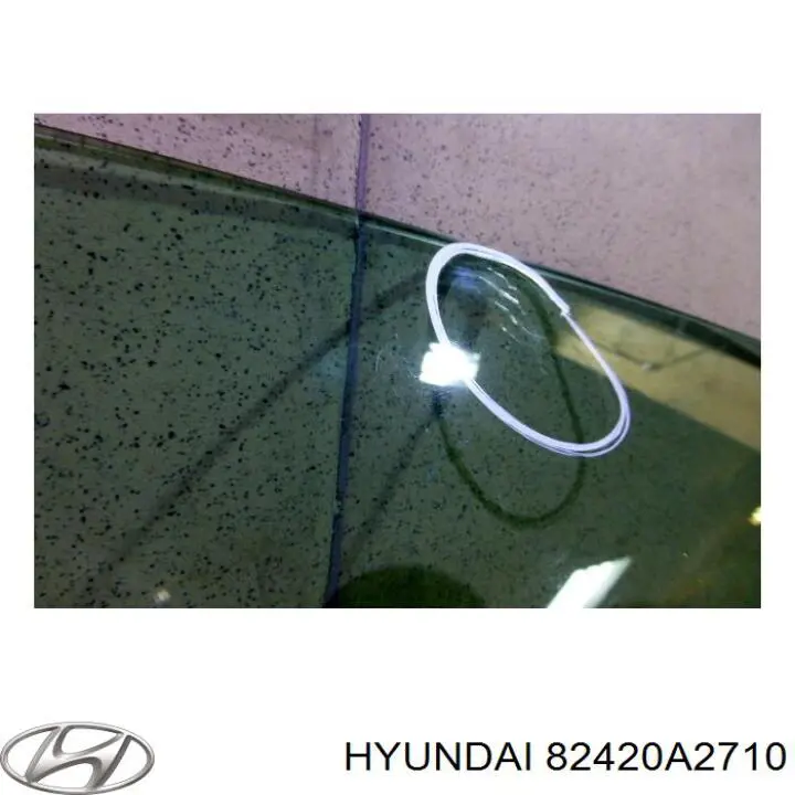 82420A2710 Hyundai/Kia скло передніх дверей, правою
