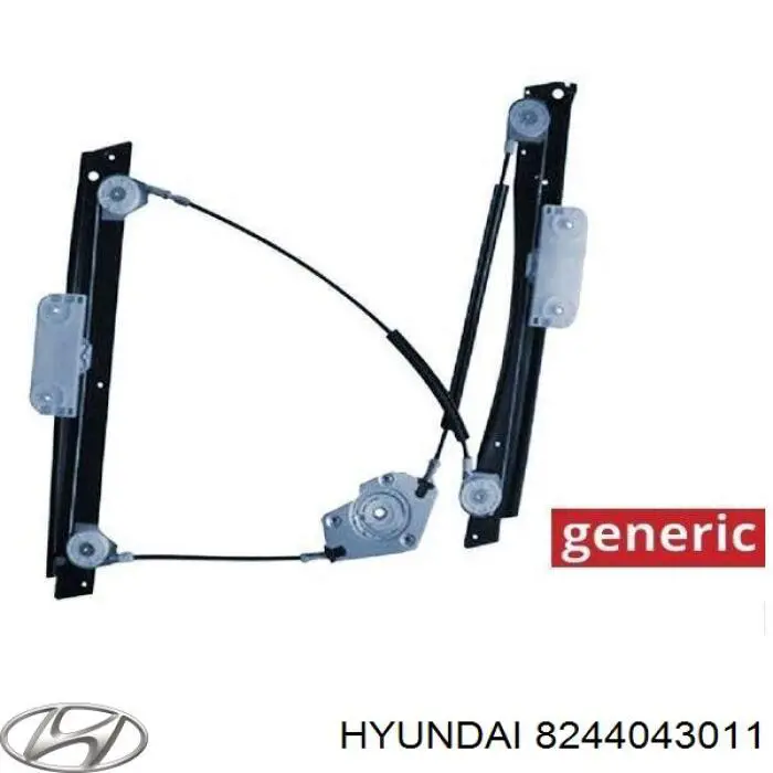 Купити Механізм склопідіймача двері передньої, правої Hyundai H100  P