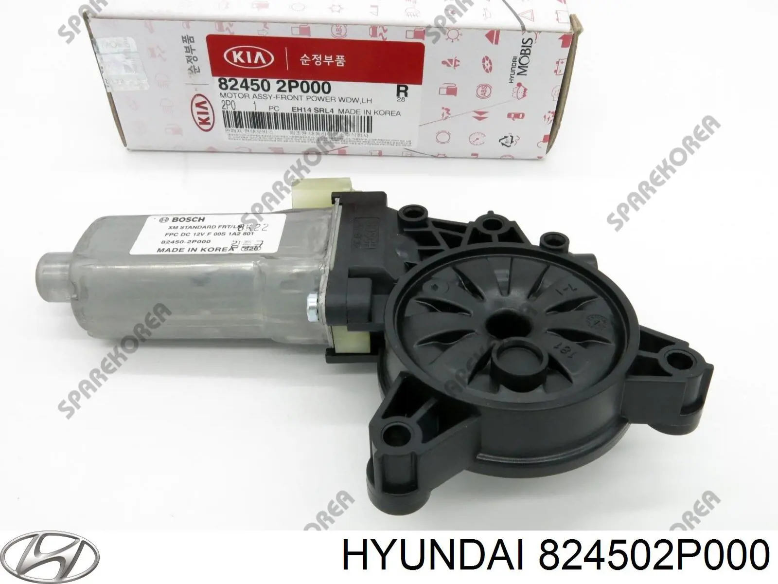 824502P000 Hyundai/Kia Мотор склопідйомника водійських дверей